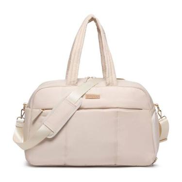 Imagem de Bolsa de Viagem em Poliéster Multifuncional Air Duffle Maloa Bege