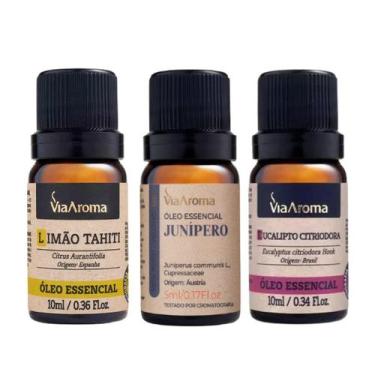 Imagem de Kit 3 Óleo Essencial Via Aroma - Reanimador, Revigorante