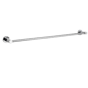 Imagem de Conjuntos de ferragens cromadas para banheiro de aço inoxidável, suporte de escova de vaso sanitário, rolo de vaso sanitário, barra de toalha de papel, prateleira de chuveiro, saboneteira, ganchos de