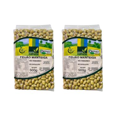 Imagem de Kit 2X: Feijão Manteiga Orgânico Coopernatural 500g