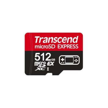 Imagem de Transcend Cartão expresso microSD de 512 GB, até 900 MB/s, para dispositivos Nintendo Switch 2/AR VR, cartão de memória de vídeo 4K 8K UHD para ROG Ally/Steam Deck/MSI Claw/GoPro/Insta360/DJI/Drone