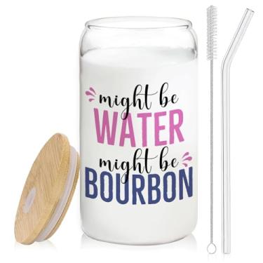 Imagem de BEHIFL Copo de copos Bourbon presentes para amantes de coquetéis, presentes engraçados de copo de bourbon para mulheres 400 ml, jarra de tequila e limão para amantes de coquetéis