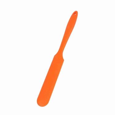 Imagem de Estink Espátula de Silicone para Bolo Raspador de Creme Seguro para Lava-Louças Silicone Grau Alimentício Espátula de Manteiga 24,5 X 3cm para Decorar Bolos Misturar Glacê Utensílios (ORANGE)