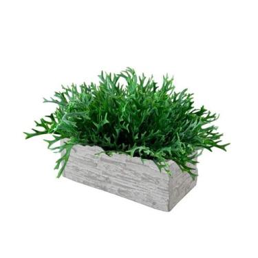 Imagem de 9 Planta Artificial de Chifre de Veado Buquê com 7 Galhos de Folhagem 