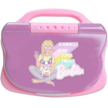 Imagem de Laptop Infantil Charm Tech Barbie Bilingue Candide 1853 Homo