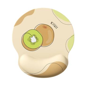 Imagem de Mouse Pad Creative Kiwi Fruit Design com pulso de silicone 3D