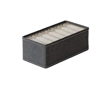 Imagem de Caixa Organizadora, Caixa de Armazenamento Dobrável Bolsa de Armazenamento Multifuncional com Zíper à Prova de Mofo(7 quadrados,3pcs)