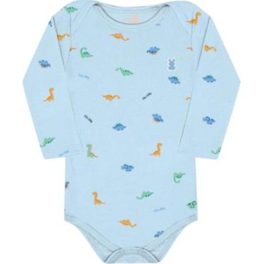 Imagem de Body manga longa bebe 13591 kiko e kika - Kiko baby, Azul, P