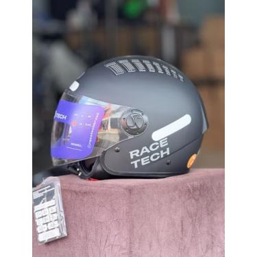 Imagem de CAPACETE RACE TECH ONE MONOCOLLOR (PRETO FOSCO, 55 - 56)