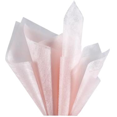 Imagem de SOFPLATE 114 folhas de papel de embrulho de algodão rosa buquê de flores rosa papel de embrulho quadrado impermeável de algodão para presente para floristas, artesanato, casamento, aniversário