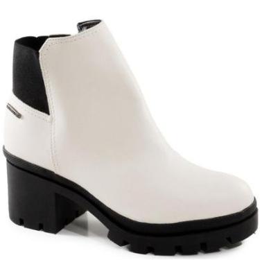 Imagem de Coturno Feminino Salto Tratorado com Zíper Via Uno 583013-Feminino