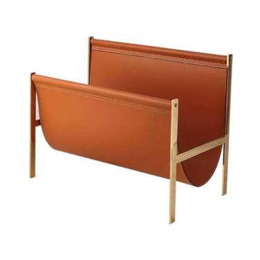 Imagem de Generic Porta-revistas, porta-correspondências, decoração moderna para escritório, porta-jornais, porta-revistas para banheiro, mesa, sala de estar, hotel, Laranja