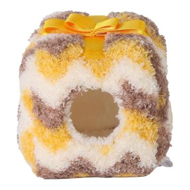 Imagem de Ｂｅｓｇａ Casinha quente para hamster, cama aconchegante para animais de estimação, habitat de descanso, brinquedo decorativo, cabana portátil versátil para
