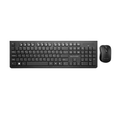 Imagem de Kit Teclado + Mouse Sem Fio Multimídia Tc212