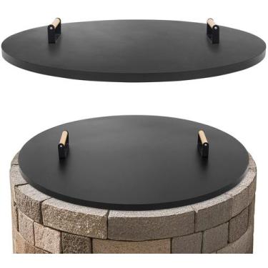 Imagem de Tampa de fogueira 1MORE 38" de metal resistente à ferrugem com alças d