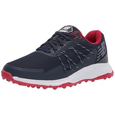 Imagem de New Balance Tênis de golfe masculino Fresh Foam Pacesl, Azul-marinho/vermelho, 12 Wide