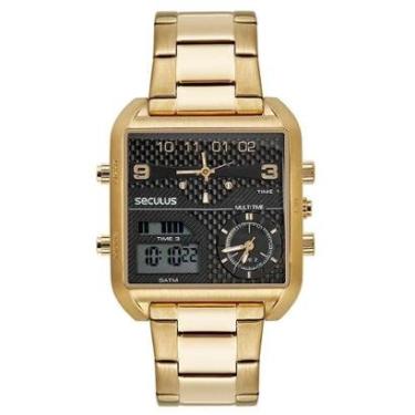 Imagem de Relógio Seculus Masculino 77161GPSVDA4-Masculino