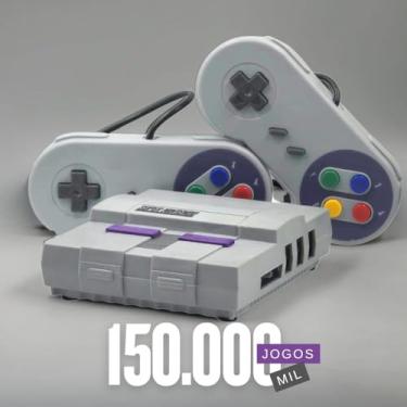Imagem de Mini Super Nintendo Game Retro 2 Controles e 150 Mil Jogos de diversos Consoles