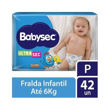 Imagem de Fralda Babysec Galinha Pintadinha Ultrasec Mega P com 42un