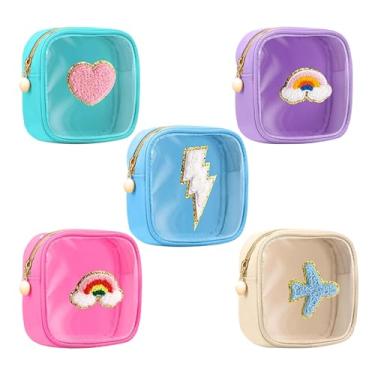 Imagem de de viagem de maquiagem – Organizador de armazenamento de higiene à prova d'água, bolsas de cosméticos de Natal, para escova de batom, base, xampu, joias, viagem, avião, banheiro