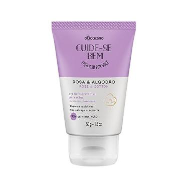 Imagem de Creme Hidratante para Mãos Cuide-se Bem Rosa e Algodão 50g