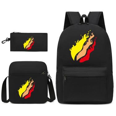 Imagem de Conjunto de mochilas Prestonplayzss Cartoon Kids School Nylon