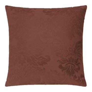 Imagem de Kit 2 Capas de Almofadas Luxo 40x40cm Jacquard Adamascado - Rafaloro E