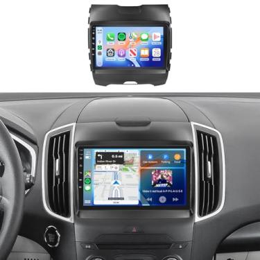 Imagem de Rádio estéreo 4 + 64 G para Ford Edge 2016, 2017, 2018, 2019, 2020, tela sensível ao toque IPS de 9 polegadas/Android 13/Wireless CarPlay/Android Auto/DSP 32 EQ/Navegação GPS/WiFi/5.0Bluetooth/FM/RDS