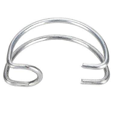 Imagem de aqxreight Coelhos Frango Gaiola Porta Fixação Ferro Gancho Metal Pequeno Animal Gaiola Porta Peça Ferramenta 4.5cm/1.8in Gancho de Feito de Ferro de Alta que Fortalece a Abertura da a Fixação e de