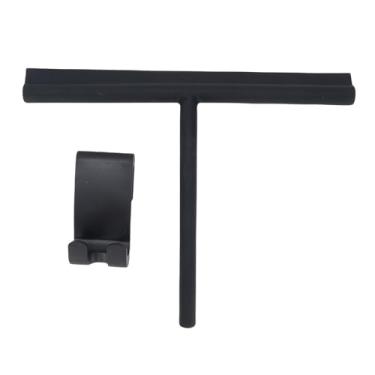 Imagem de AYNEFY Rodo de Chuveiro para Portas de Vidro, Rodo de Espelho de Janela de Silicone Doméstico Com Gancho para Remover Banheiro, Vidro, Cozinha, Azulejo, Parede, (Tamanho grande 1,69 x 9,06 pol.)