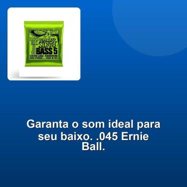 Imagem de Encordoamento Contrabaixo Niquel .045 Ernie Ball