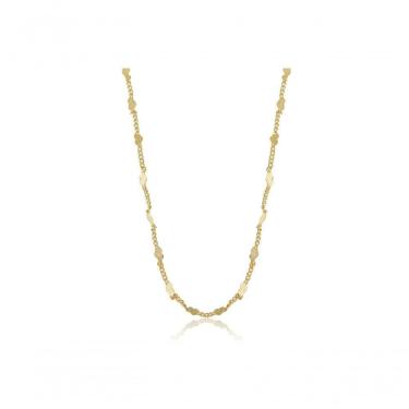 Imagem de Tornozeleira Com Micro Corações Na Corrente Folheado Em Ouro