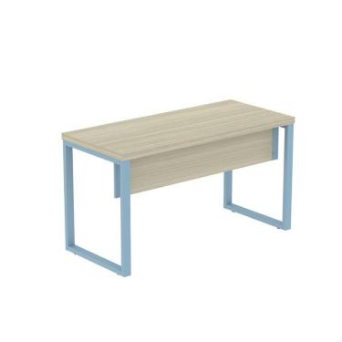 Imagem de Mesa Escritório 1500x700x750mm M150-70pe40tub Castanheira Natural-azul Dali
