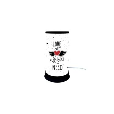 Imagem de Luminária de Mesa Hug Love Is All You Need Prático e Funcional para o Dia a Dia