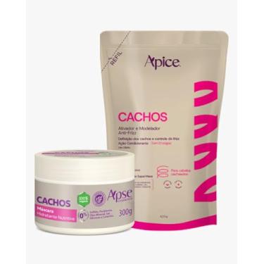 Imagem de Kit Máscara 300g e Refil Ativador Cachos Apice