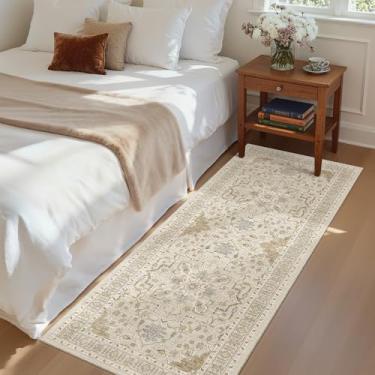 Imagem de Madane Tapete de corredor - Tapete de corredor 5 x 12 cm, lavável, antiderrapante, tapete de corredor de cozinha de pelo baixo, tapete de lavanderia para entrada, quarto, sala de estar (5 x 1,8 m