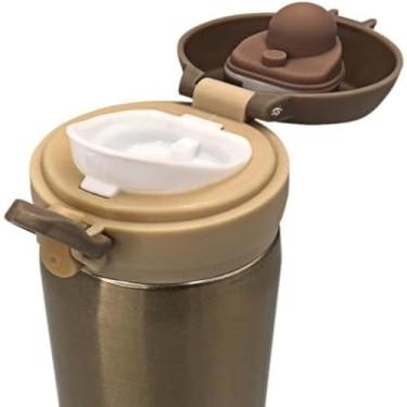 Imagem de Garrafa termica, agua ou bebida fria, tampa plastica, fosca e segura, elegante