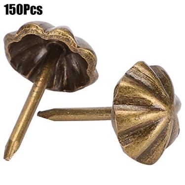 Imagem de Acouto 150 Unidades de Unhas retrô Brilhantes - 11 Mm de Ferro, Alfinetes de Ferro, Decoração de sofá, Roupas e Acessórios de Calçados, Alfinetes de Unhas de Móveis, Decoração retrô de Caixa de