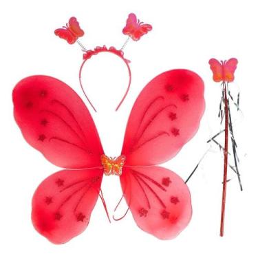 Imagem de Asa De Borboleta Acessórios Fantasia Serve Criança Em Adulto - RB FEST