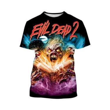 Imagem de Camiseta Com Estampa 3D Do Filme De Terror Dracula, Moda Verão, Gola R