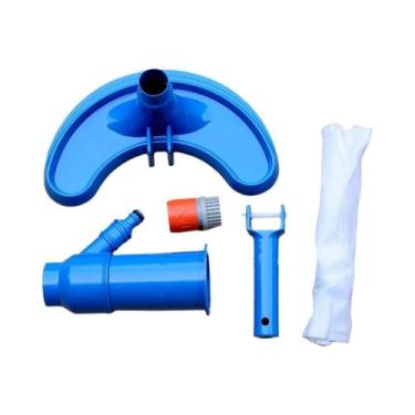 Imagem de Conjunto Profissional De Aspirador De Piscina Com Escova Para Fonte Te