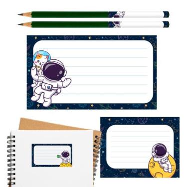 Imagem de Etiqueta Escolar Adesiva Personagens Volta as Aulas - Deliquadros, Ast