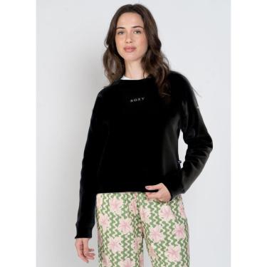 Imagem de Moletom Roxy Care Basic Girl Preto-Preto-GG-Feminino