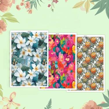 Imagem de Papel de transferência para argila de polímero, 3 desenhos, 12 peças de papel de transferência de argila para brincos de argila de polímero, joias de argila para fabricação de joias de pintura a óleo