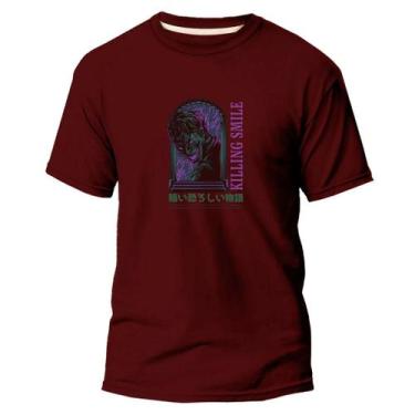 Imagem de Camiseta Algodão Premium Estampa Digital Sorriso Asustador - Pavesi, B