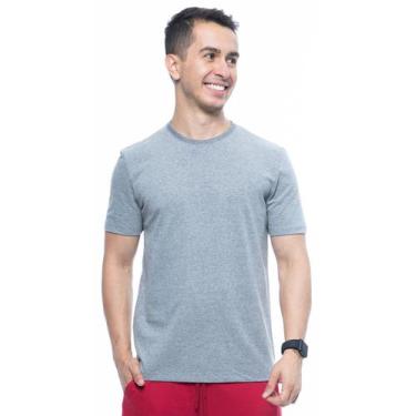 Imagem de Camiseta basica gola portuguesa king swag, G, Cinzagrafite