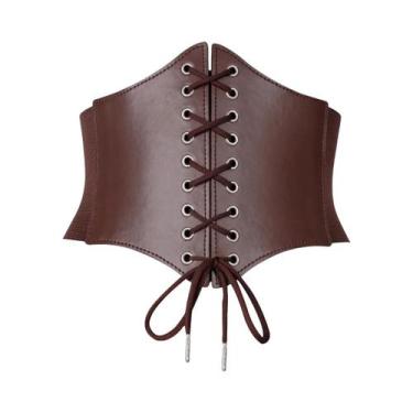 Imagem de Corset De material sintético Com Amarração Para Mulheres, Shapewear Se