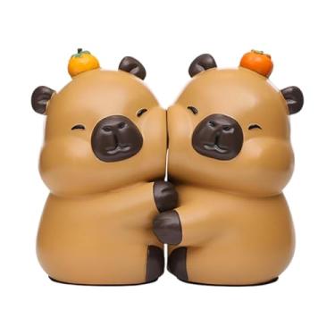 Imagem de KiBcsLic Suportes de livros em forma de, enfeites de mesa, artesanato, suportes de livros fofos em forma de animais para decoração de casa,