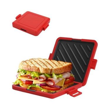 Imagem de Máquina Compacta De Micro-ondas Para Sanduíches E Café Da Manhã Com Li