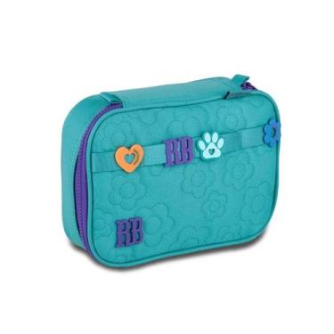 Imagem de Estojo Escolar Feminino Flower Power Rebecca Bonbon Coleção 2026, Verd